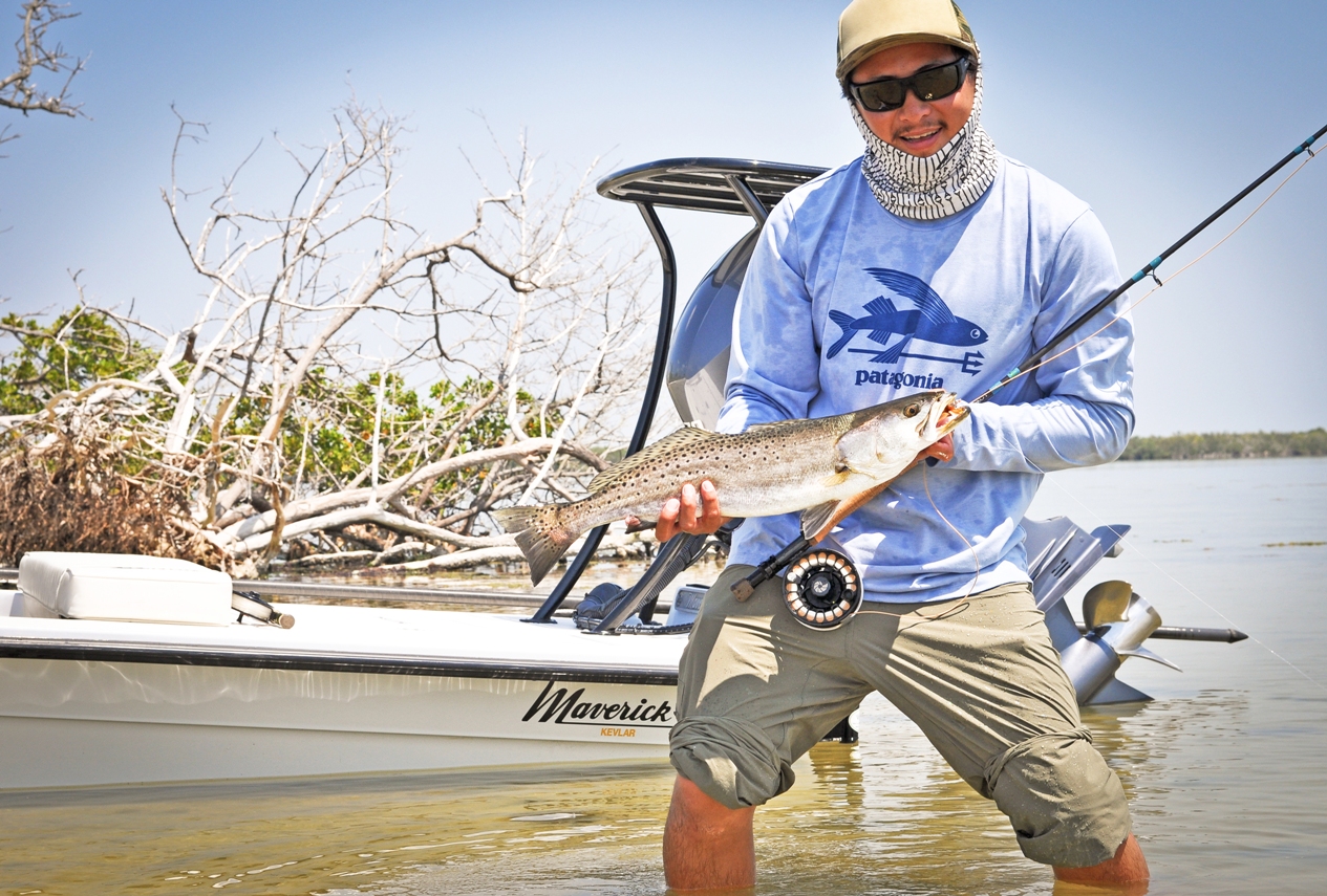 fly fishing for Mosquito Lagoon Sea Trout 